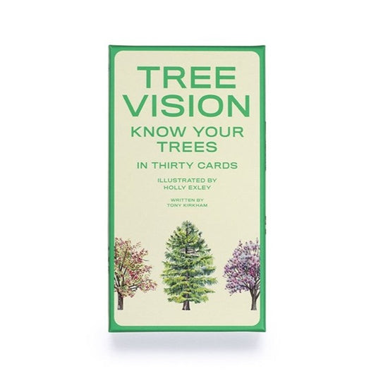 Tree Vision card game to identify trees